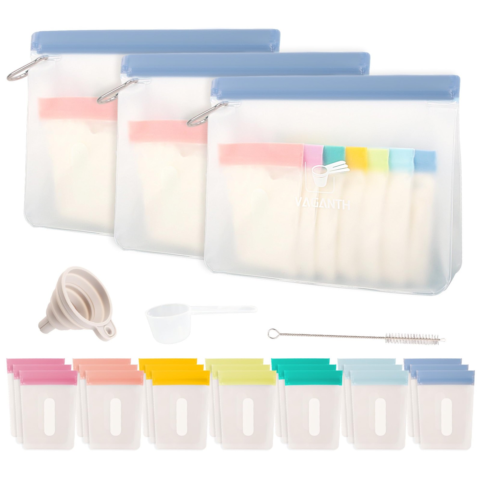 Protein Powder Travel Container Set,Reusable Powder Supplement Container To G…