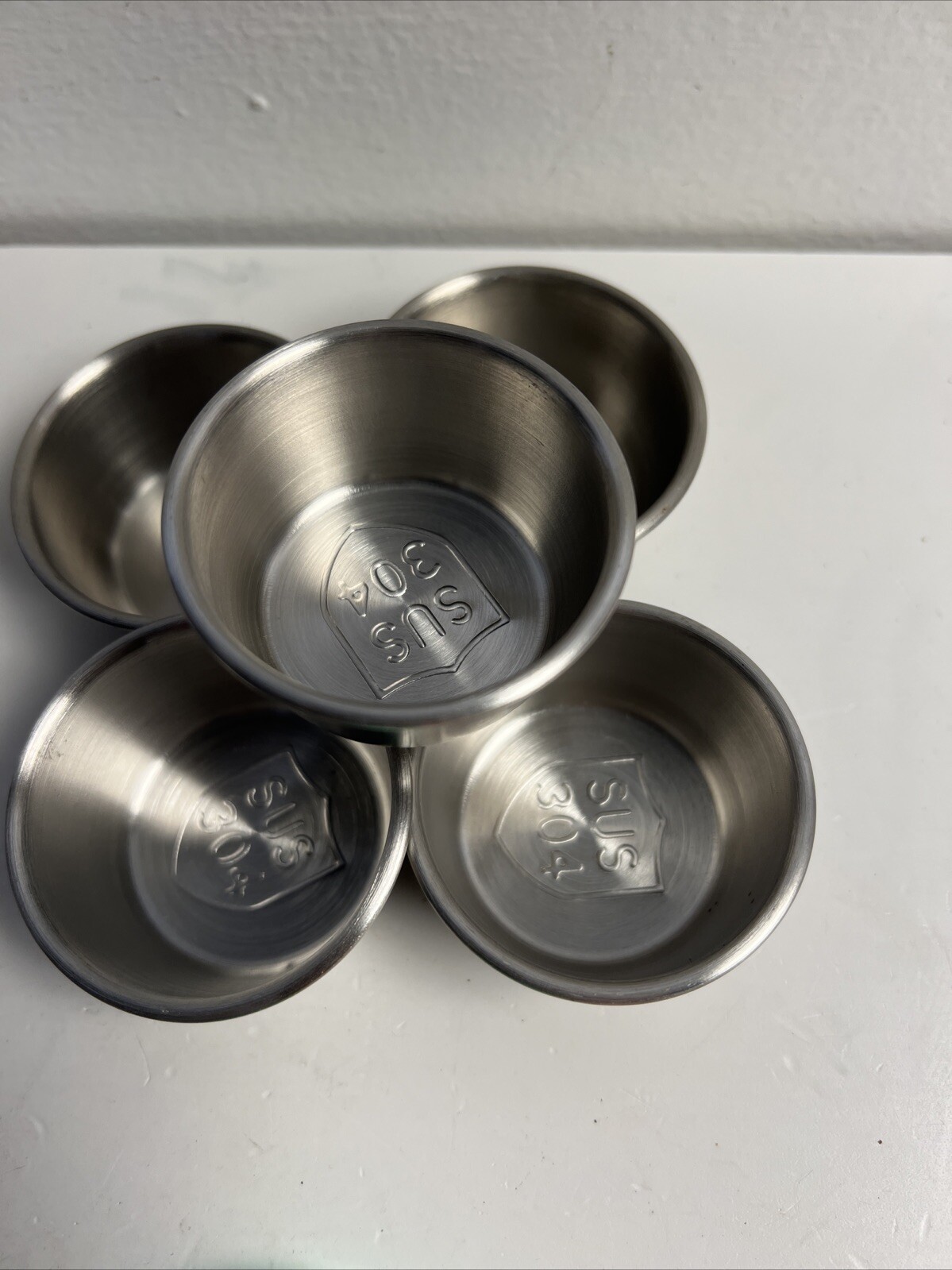 SUS 304 Lot 5 Salad Dressing Container Stainless Steel Condiment Container