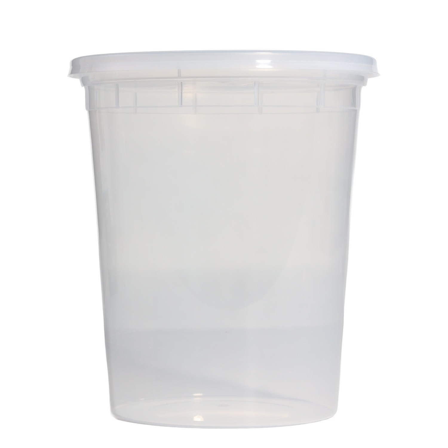 (4 pack) Mainstays 40 Piece 32oz Plastic Deli Container, Ideal Use for Meal Pre
