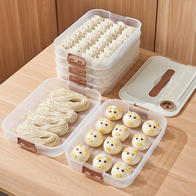 Multi-layer Dumpling Storage Box Kitchen Refrigerator Container