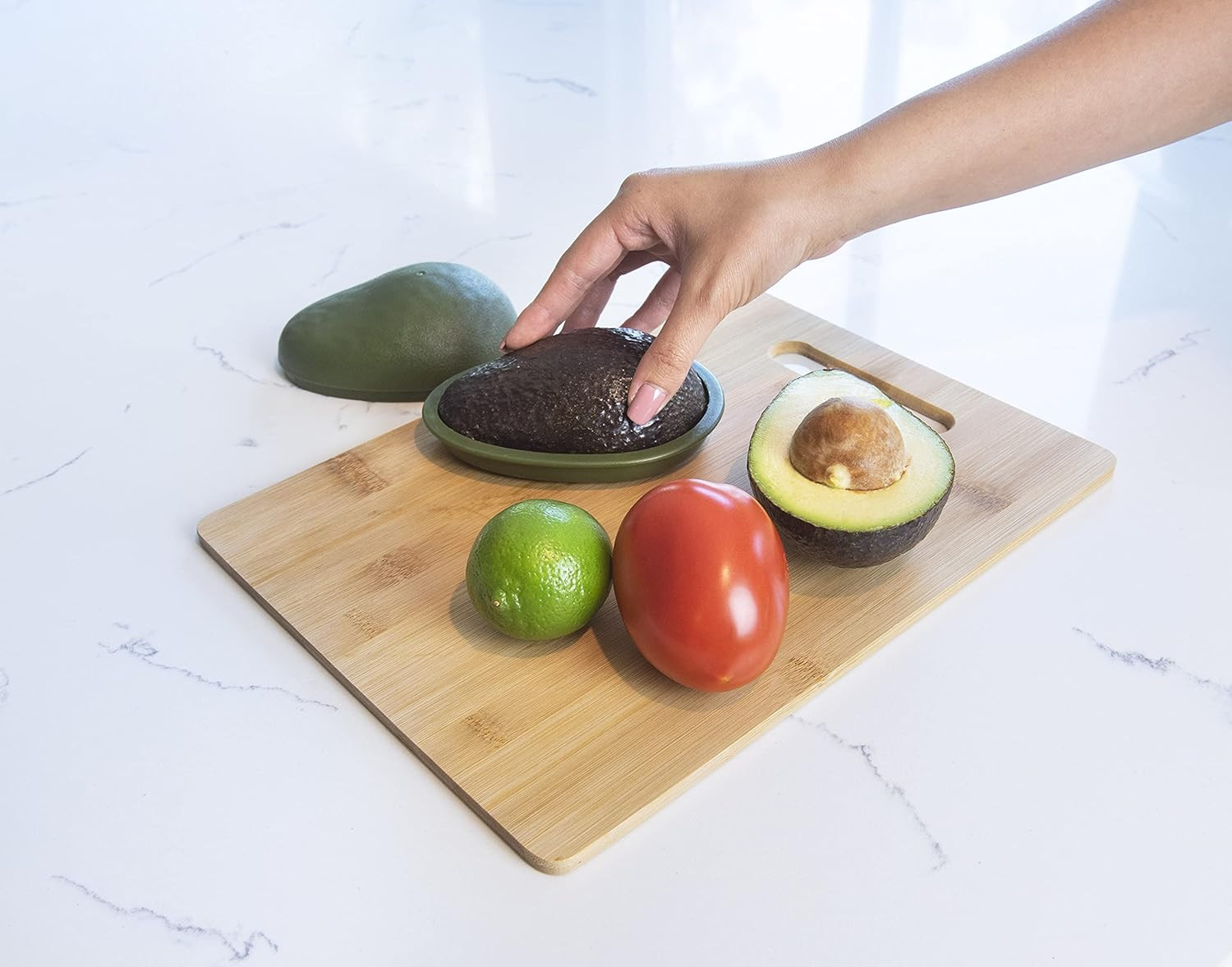 Fresh Pod Avocado Keeper Storage Container