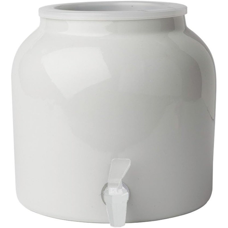 Kombucha Dispenser Easy Use W/ Spout & Crock Ring BPA Free Camping Hiking