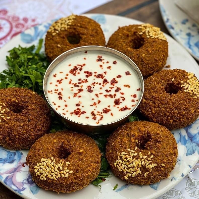 Stainless Steel Syrian Falafel Maker Press Donut Hole Meatball Mold 2.3 Inch