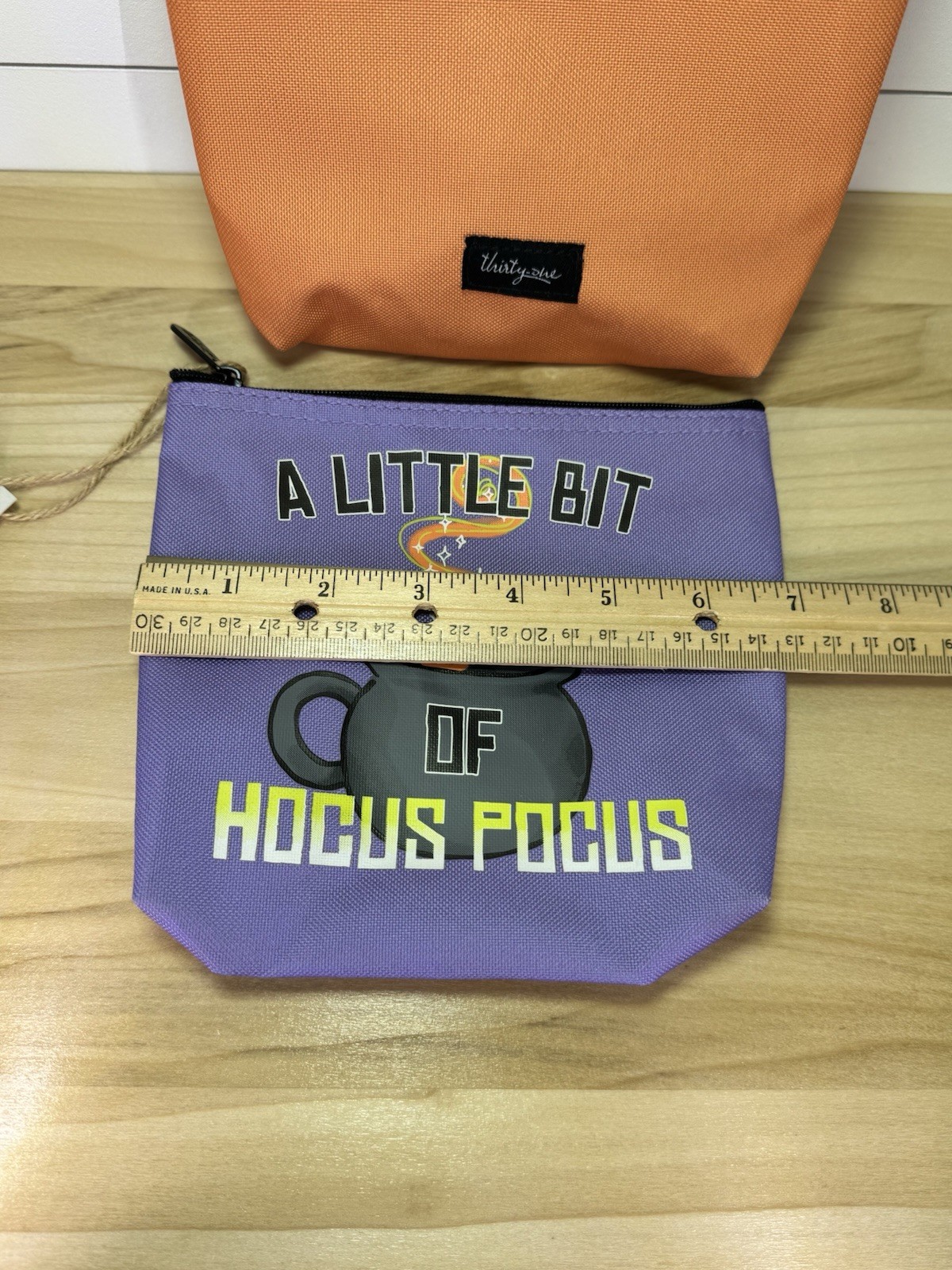 Thirty One Snack & Go Pouch Hocus Pocus Cauldron Spooky & Sweet Ghost NWT Bag