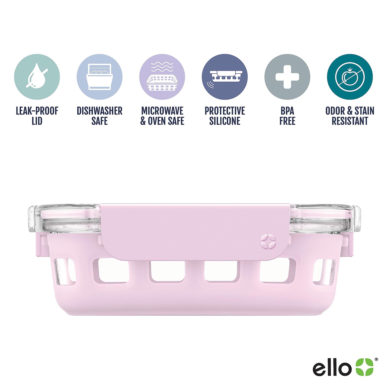 Duraglass Meal Prep Container, 1.75 cup- Glass Food Storage Container with Si…
