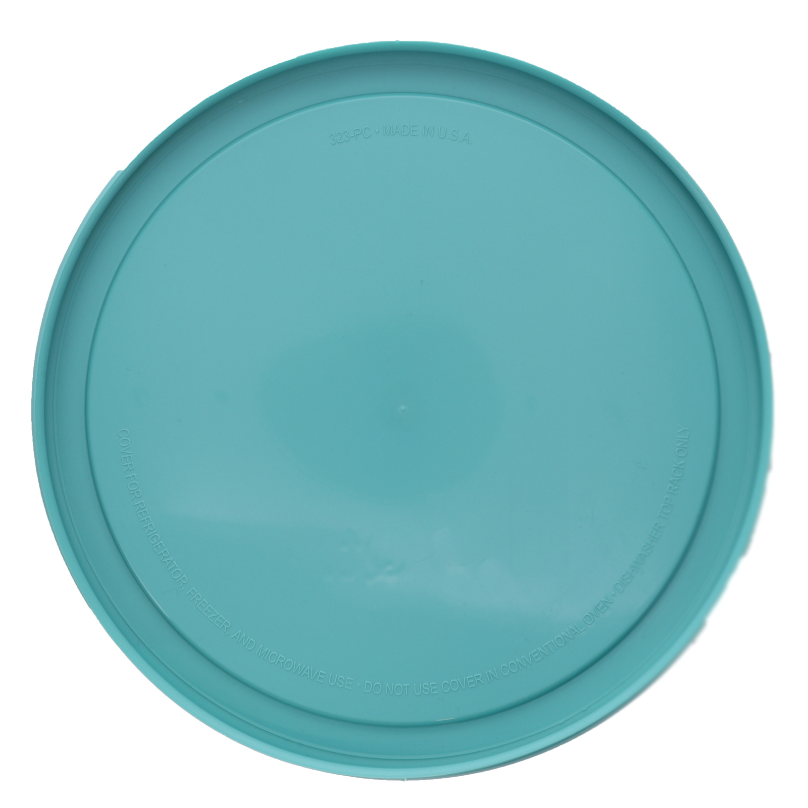 Pyrex 323-PC 1.5qt Sun Bleach Turquoise Replacement Mixing Bowl Lids (2-Pack)