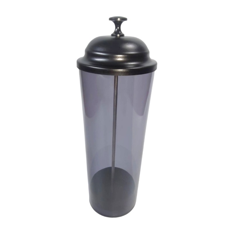 Plastic Straw Dispenser for Counter Dustproof Drinking Straw Organizer with Lid