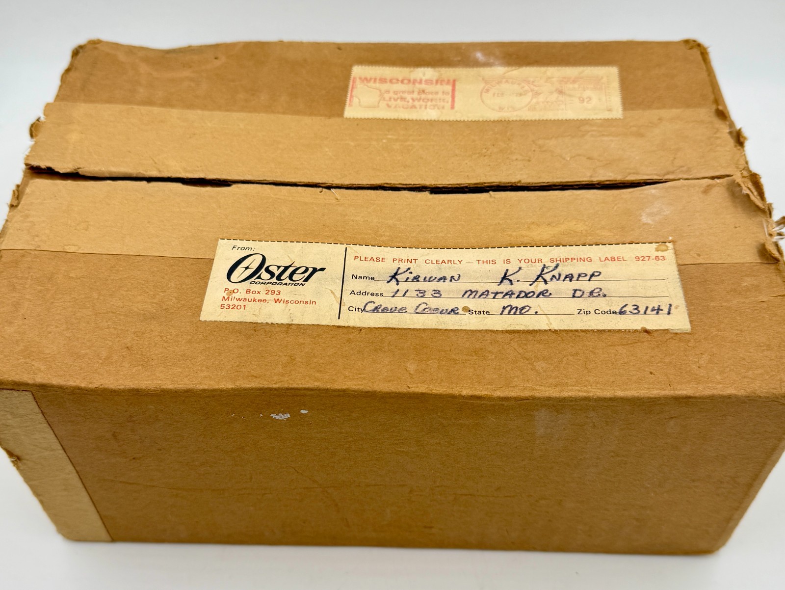 Vintage 6-piece set of Osterizer Mini Blend and Store containers in box MINT