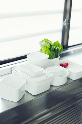 WFH-S Noda Horo Rectangular White Enamel Stockpot Ship New From Japan From