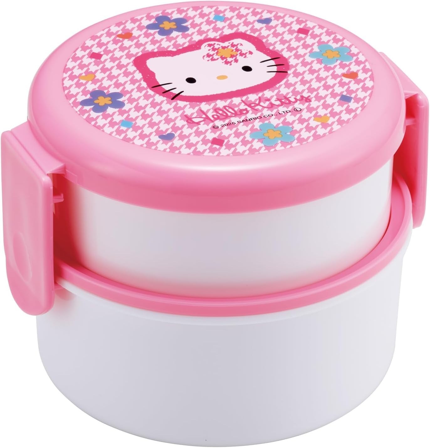 Round 500ml Lunch Box with Fork, Made in Japan, Sanrio Hello Kitty, ONWR1AG-A2