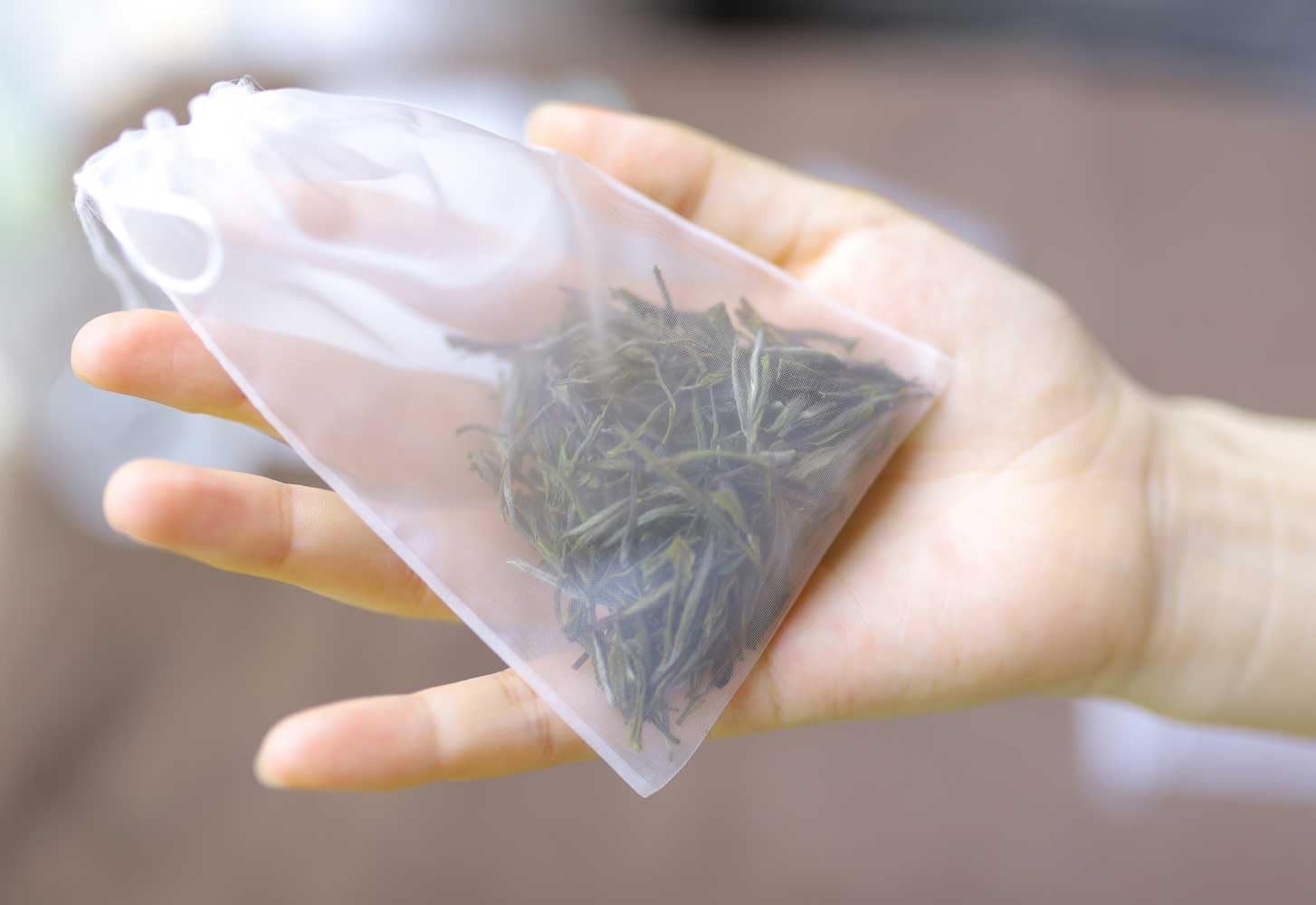 VOFSBSFE 50 Pcs Disposable Tea Filter Bags for Loose Tea, Herbs, 50pcs, White