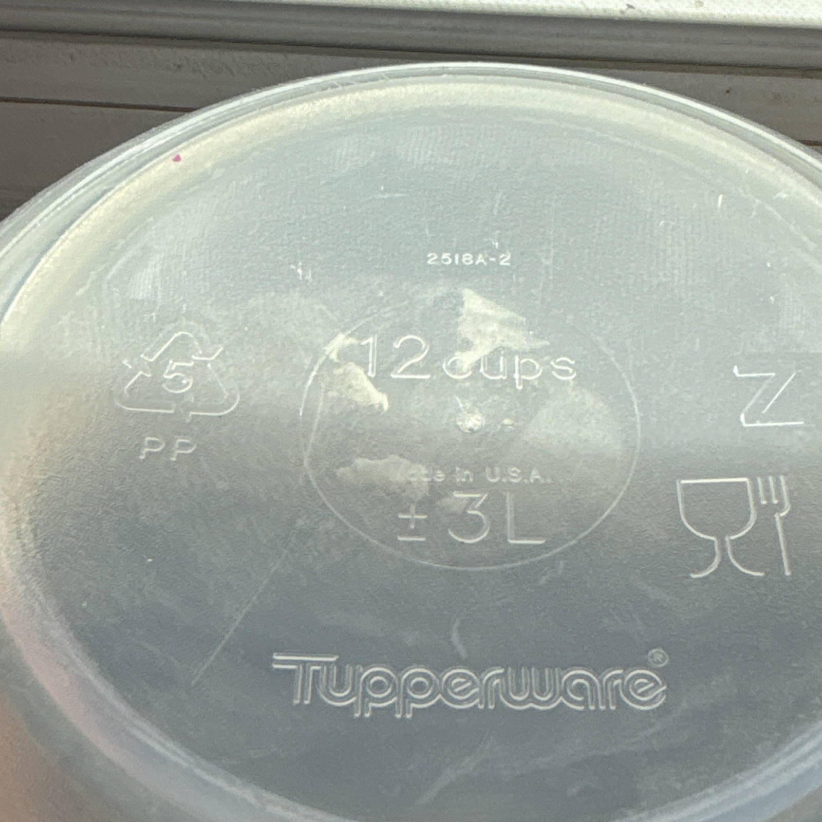 Tupperware Clear Plastic Bowl Lot of 3, 12 Cup Capacity+ no lids