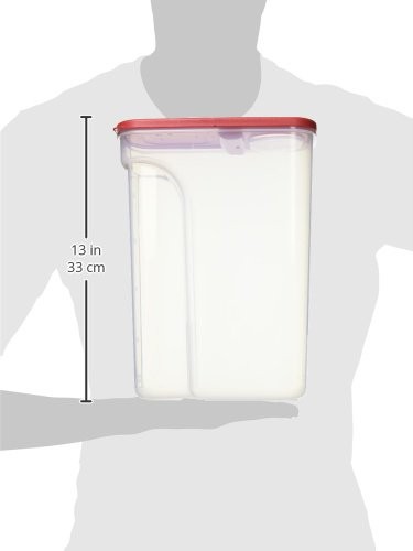 Rubbermaid Modular Cereal Keeper, Large 22-Cup, Red
