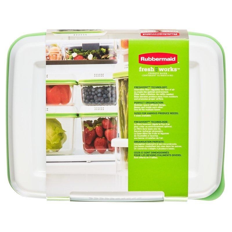 FreshVent Produce Saver Containers BPA-Free 6-Piece Set Fresher Produce New