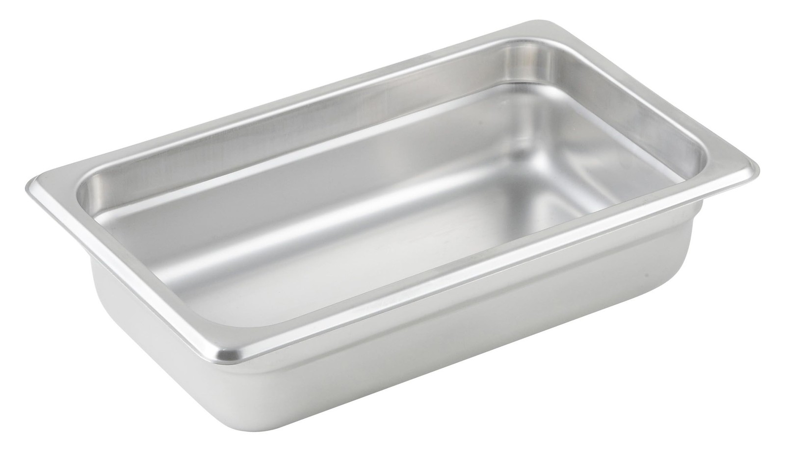 1/4 Size 2.5″ Deep Metal Food Pan Steam Table AntiJam 23 Gauge Stainless Steel