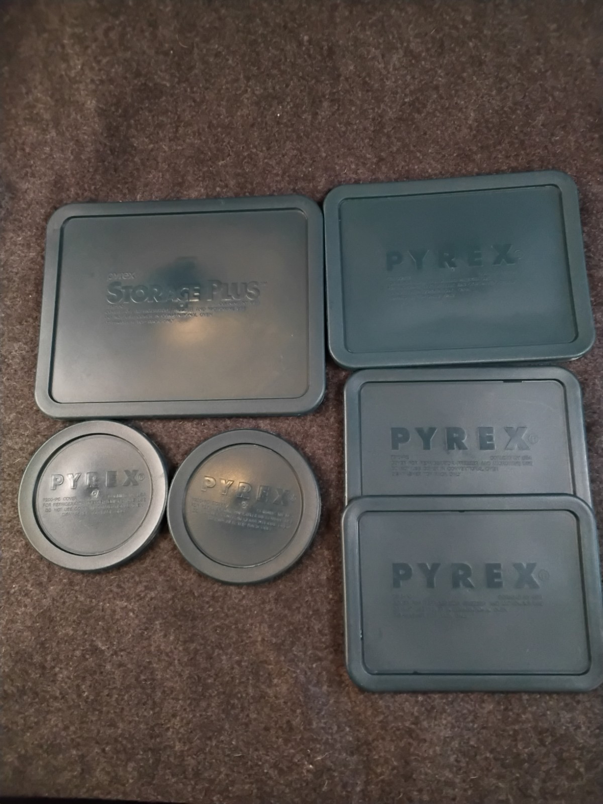 Pyrex Storage Plus Glass Containers & Lids Lot Mixed Sizes EUC