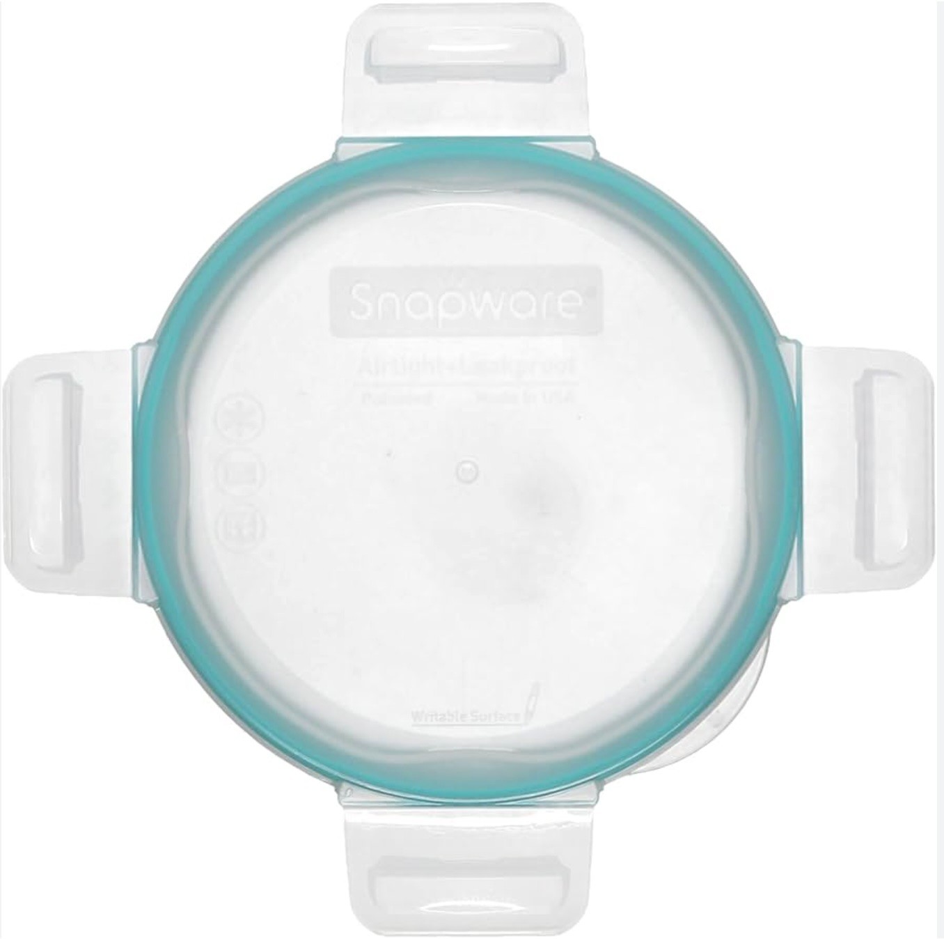 Snapware 7201R 4-Cup Total Solutions Lid with Teal Gasket – Made in USA