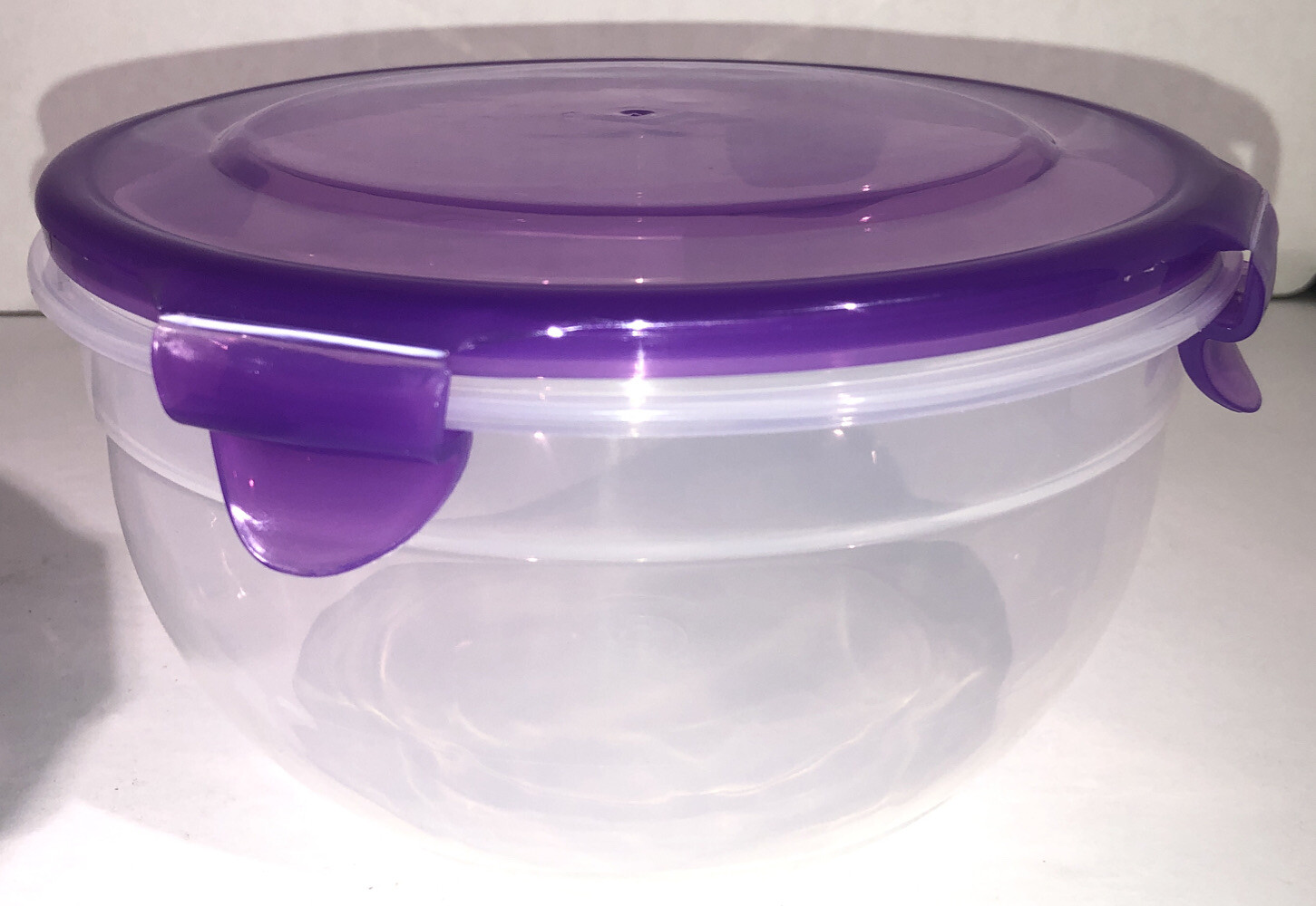 2ea 6.38Cup Sure Fresh Dry/Cold/Freezer Food Storage Containers W Clip-Lock Lids