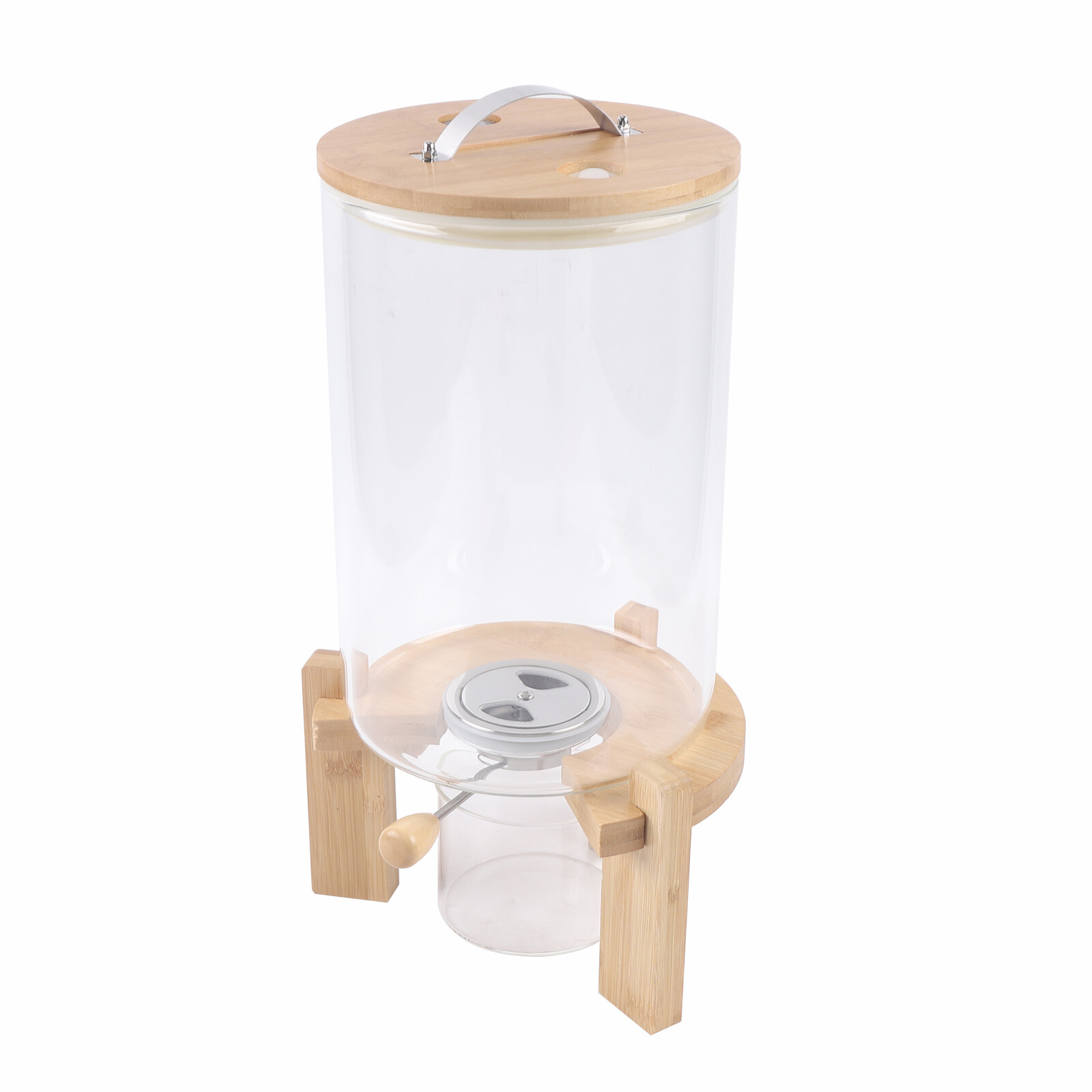 7.5L Rice Dispenser Airtight Storage Container Dry Food Storage W/ Cup Kitchen