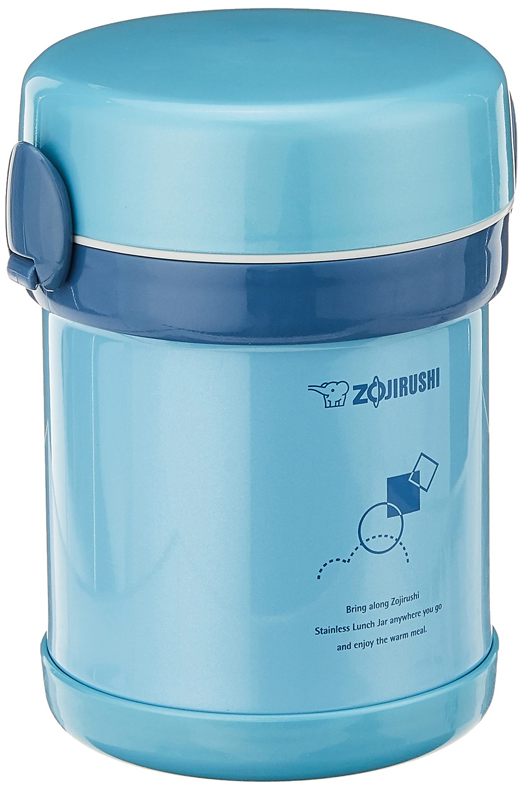 Aqua Blue Stainless Steel Food Storage Container with Microwave Bowls and Tot…