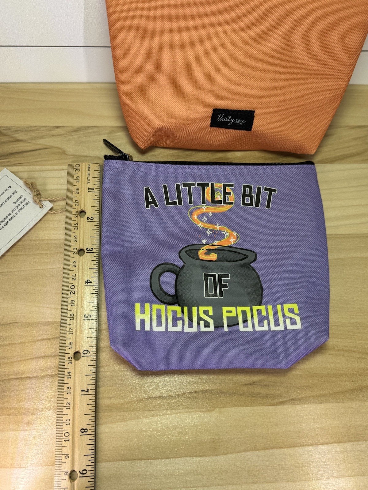 Thirty One Snack & Go Pouch Hocus Pocus Cauldron Spooky & Sweet Ghost NWT Bag