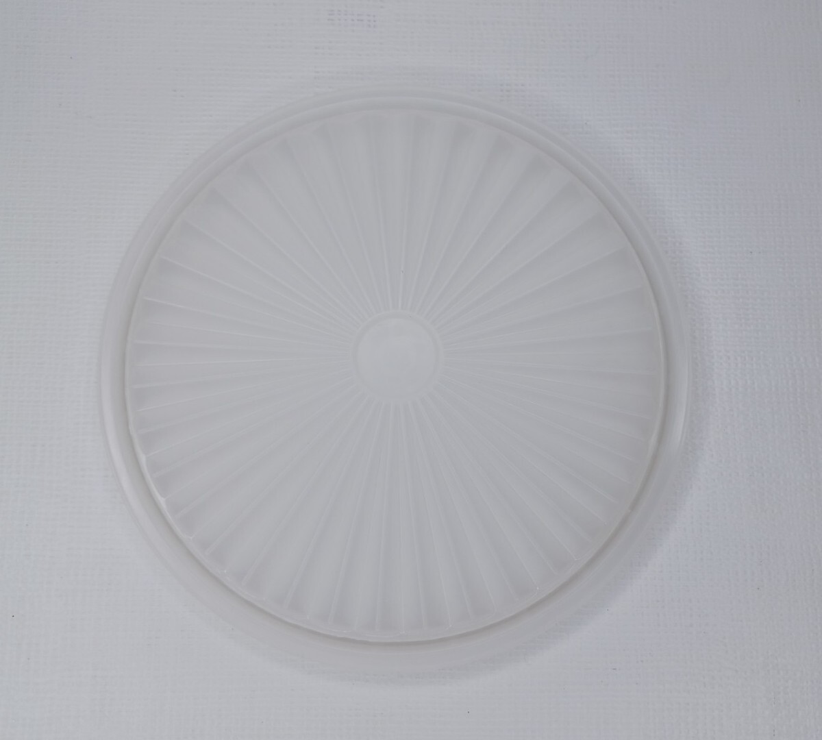 Vintage Tupperware Lid 6.5 Inch Round Clear Made In USA
