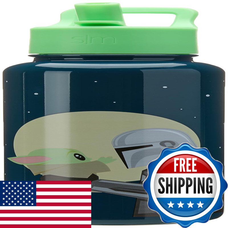 Simple Modern Star Wars Mandalorian Water Bottle Straw Lid Insulated Stainless