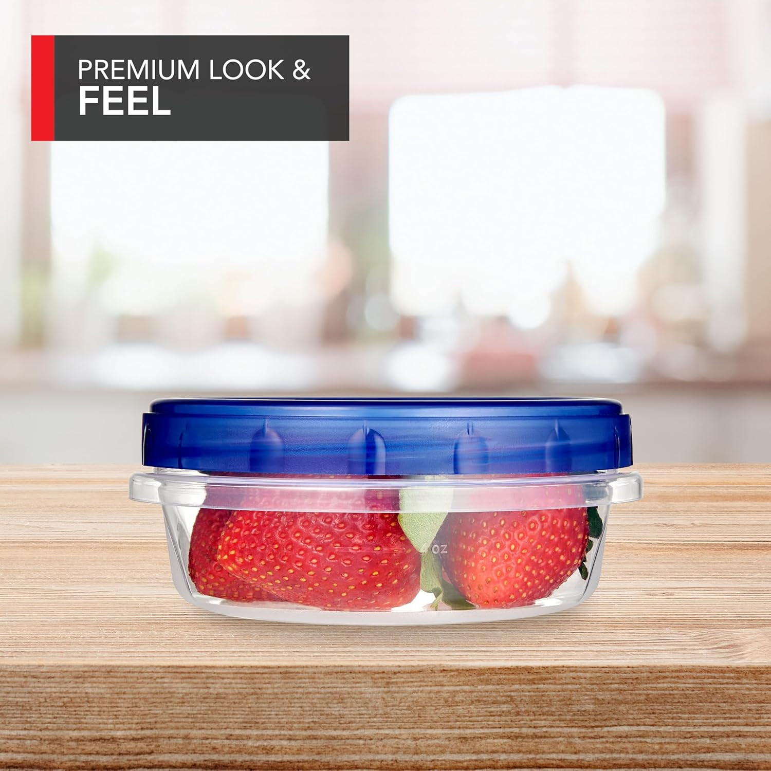 Stock Your Home 8Oz Plastic Containers with Twist Top Lids (4 Pack), 1 Cup Small