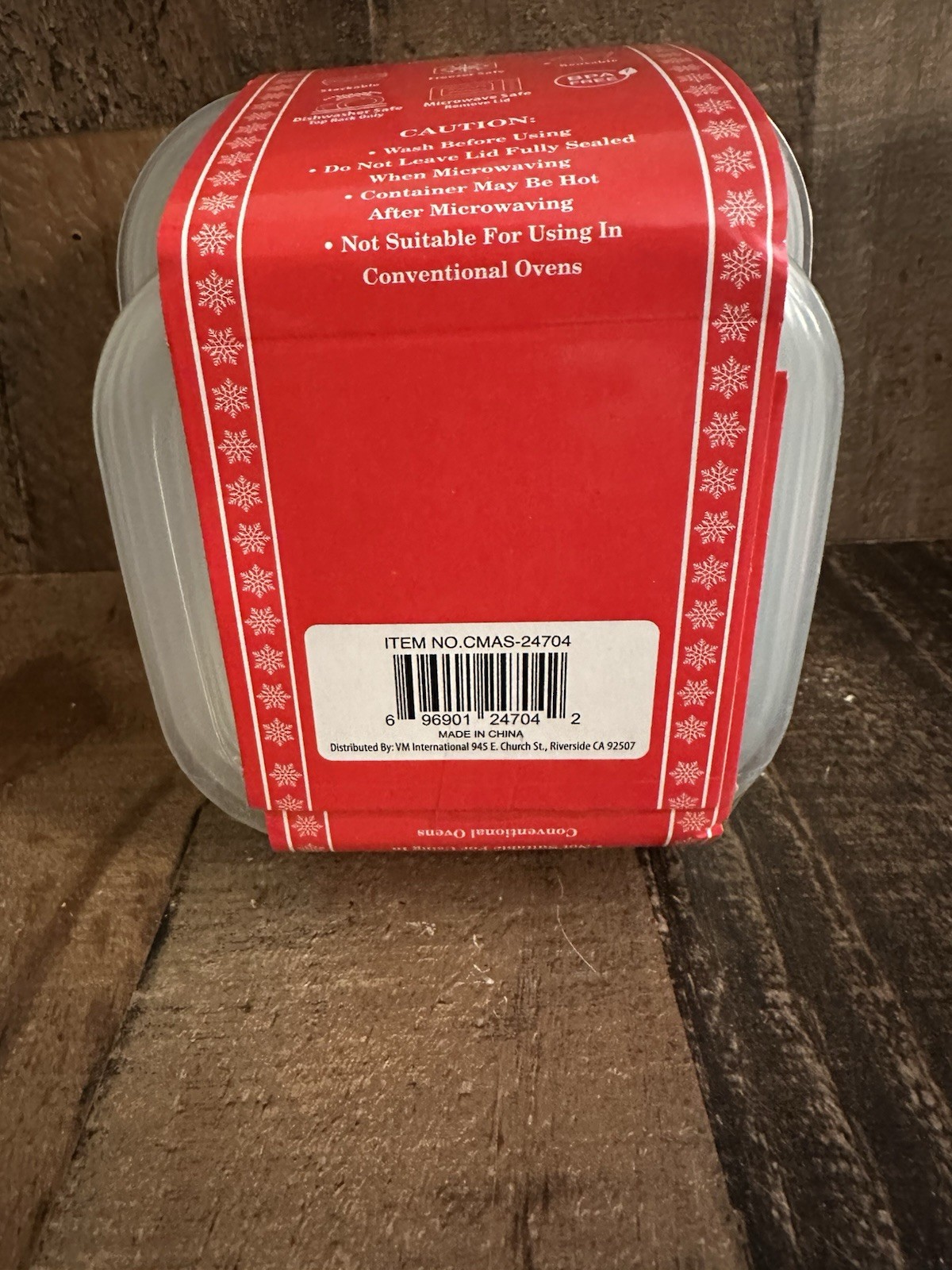 Winter Theme 20Pc Meal Storage & Gift Containers . Reusable , BPA Free, One Set
