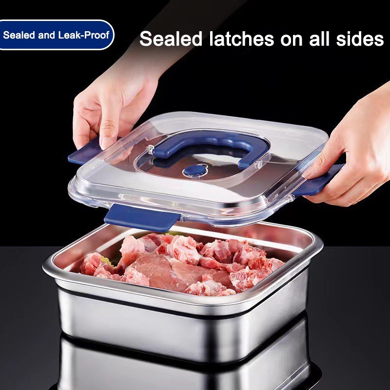 Yakimoto Airtight Stainless Steel Containers – For Neat Pantry & Fridge Storage