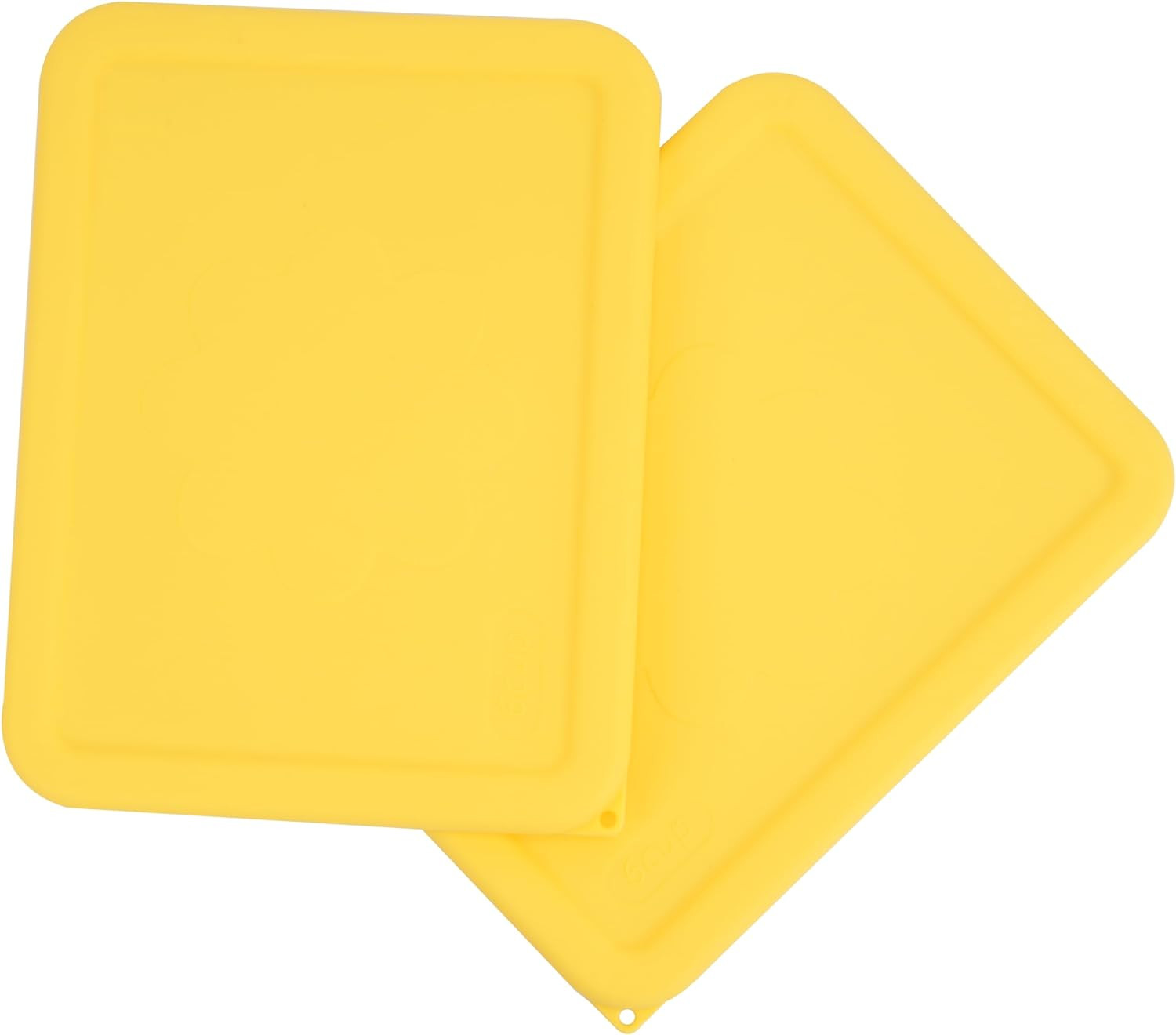 6 Cup Rectangle Silicone Storage Cover Lids Replacement for Pyrex