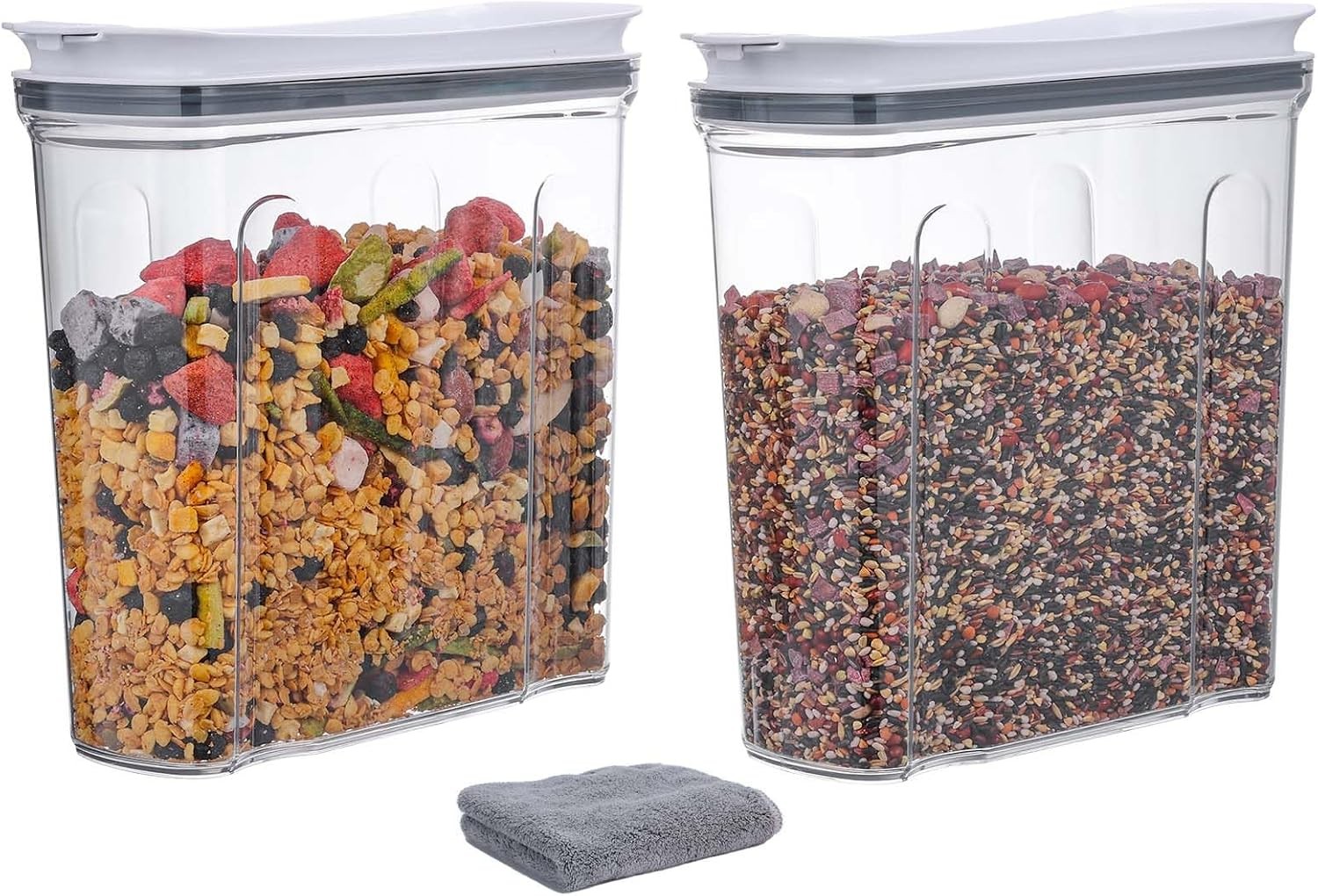 Cereal Containers Storage Set Airtight Food Storage Container W/ Lid