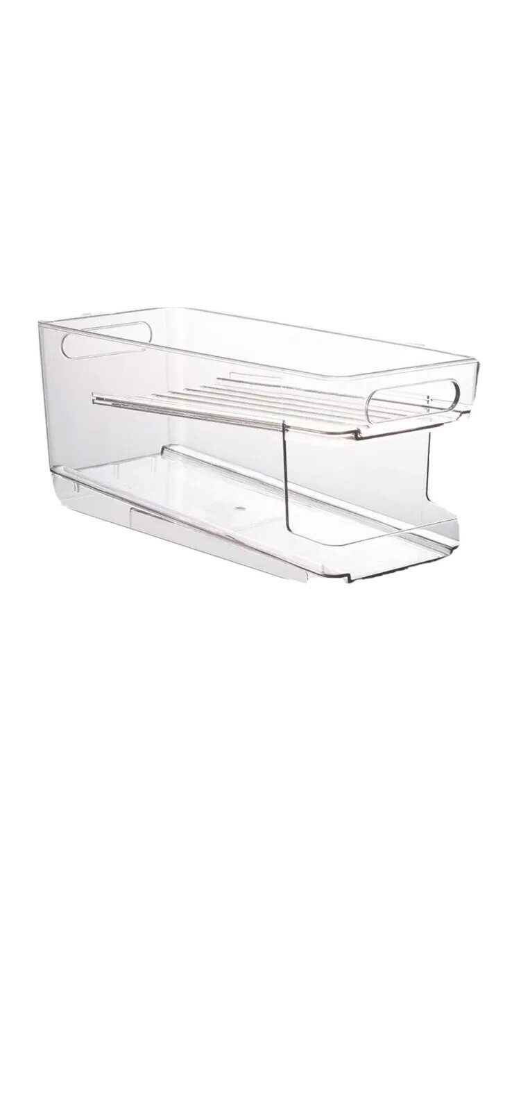 Refrigerator Organizer Bin Pop Soda Can Beverage Holder For Fridge. Set Of 1