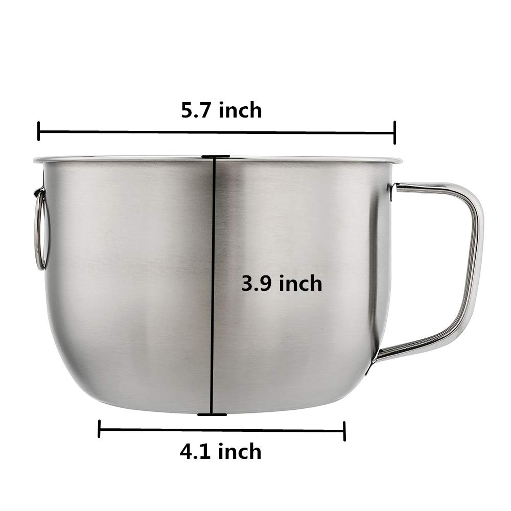 Mirenlife 18/8 Stainless Steel Leak Proof Food Storage Container with Silver