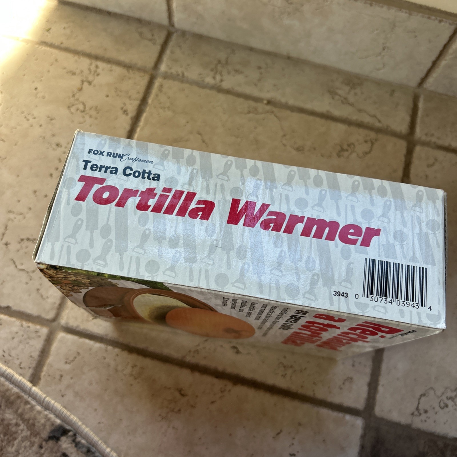 Fox Run Microwavable Terra Cotta Tortilla Warmer Glazed Interior 8 1/2″ NOS