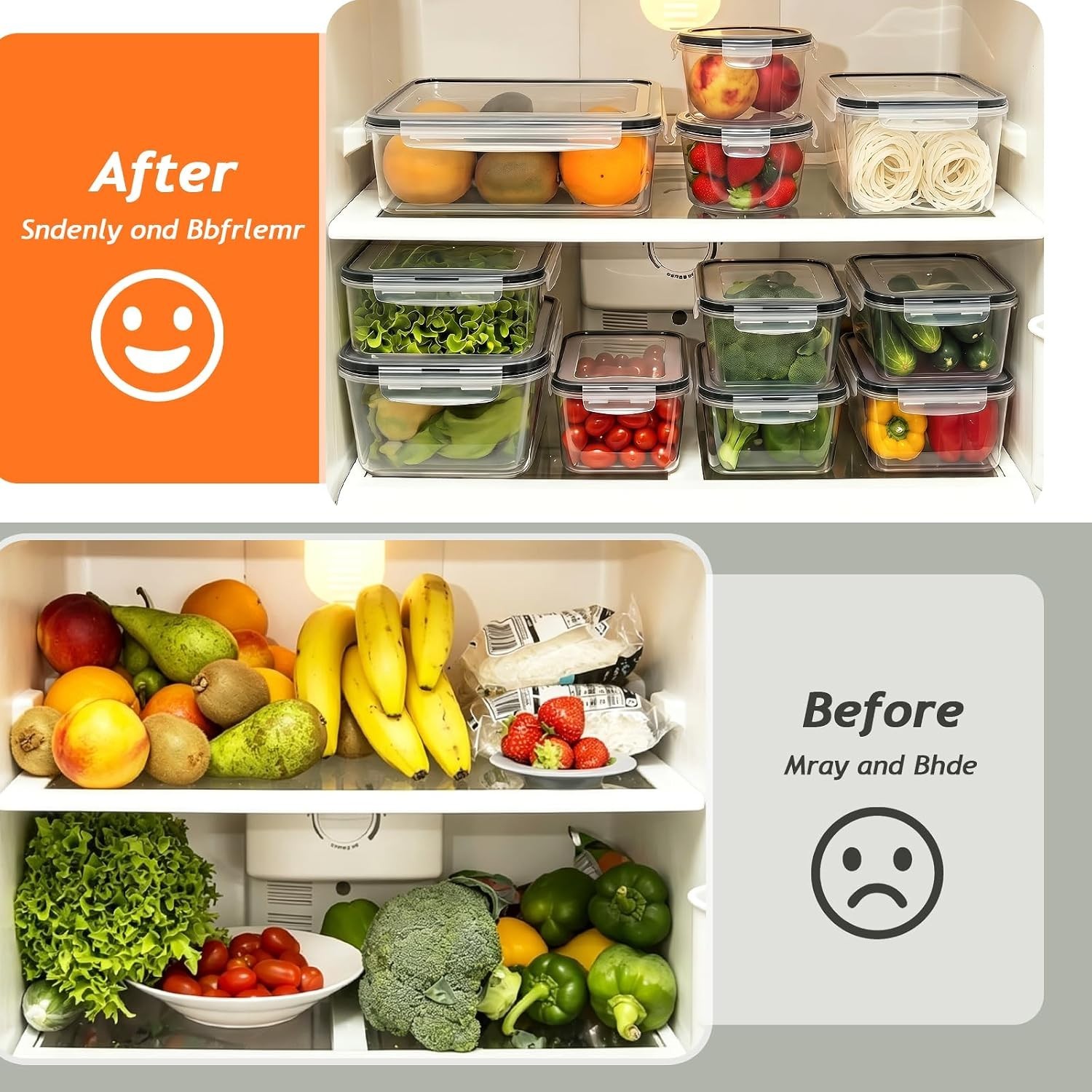50 PCS BPA-Free Food Storage Containers with Airtight Lids & Labels – Organiz…
