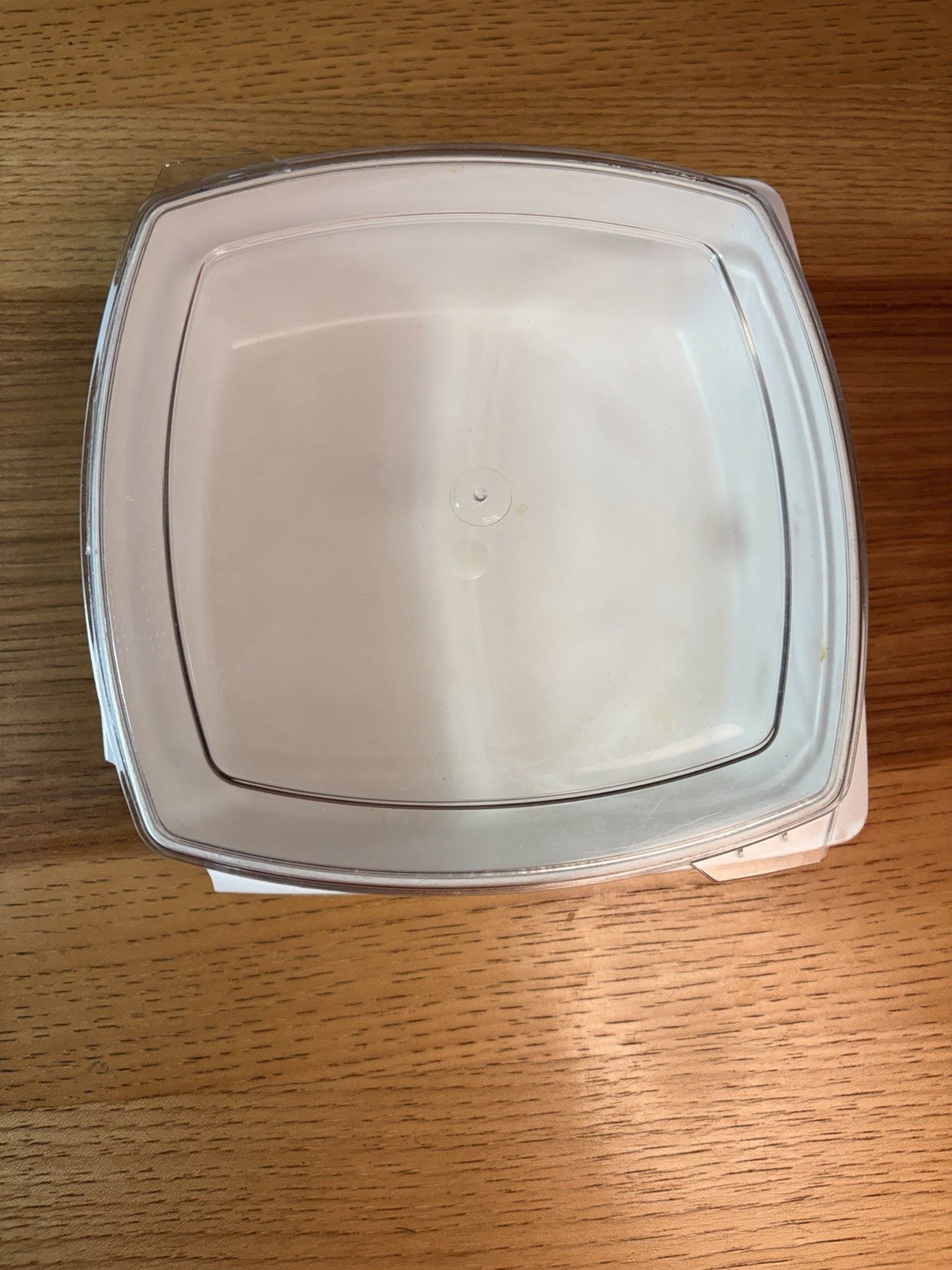 Vintage Hefty Floral Food Containers 4 White Plastic Lids (1 Quart – 1 1/2 Pint)