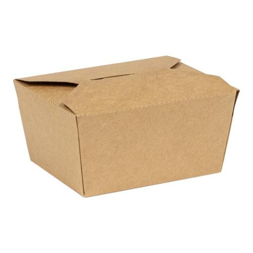 ECO-SYSTEMS ECOTB1K-PB #1 PAPERBOARD TAKE OUT BOXES 95% PCR KRAFT (CASE OF 450)