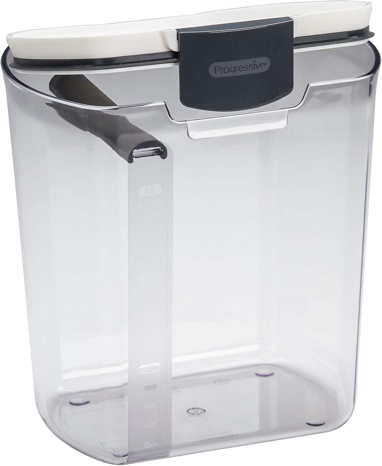 Elegant 4-Quart Flour Storage Container with Airtight Seal & Leveling Bar