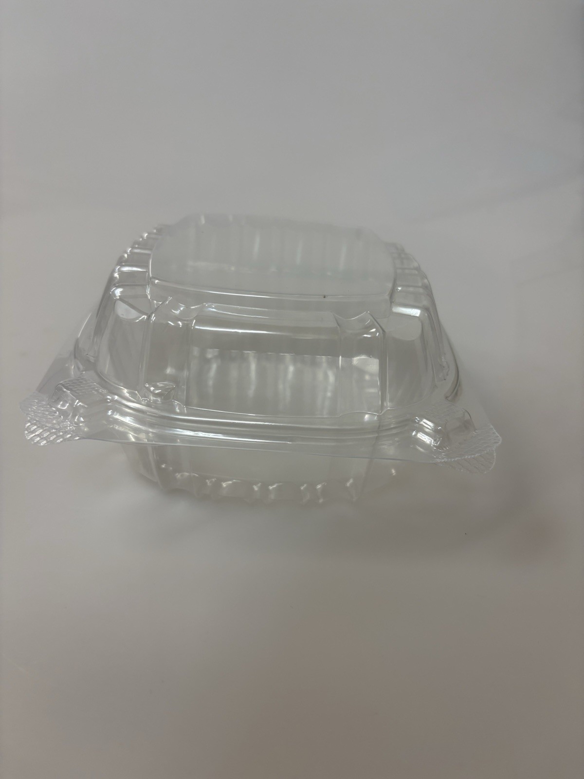 Clear Hinged Takeout Containers 500 Count 5x5x3”