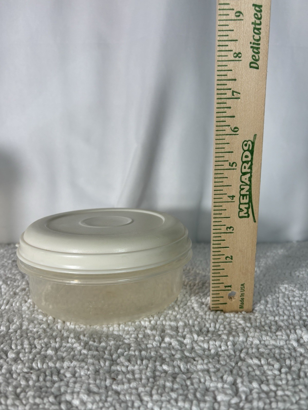 VTG Rubbermaid Servin’ Saver 0,6,1,2,9 Container Set 10pcs Snap Lid Clear/White