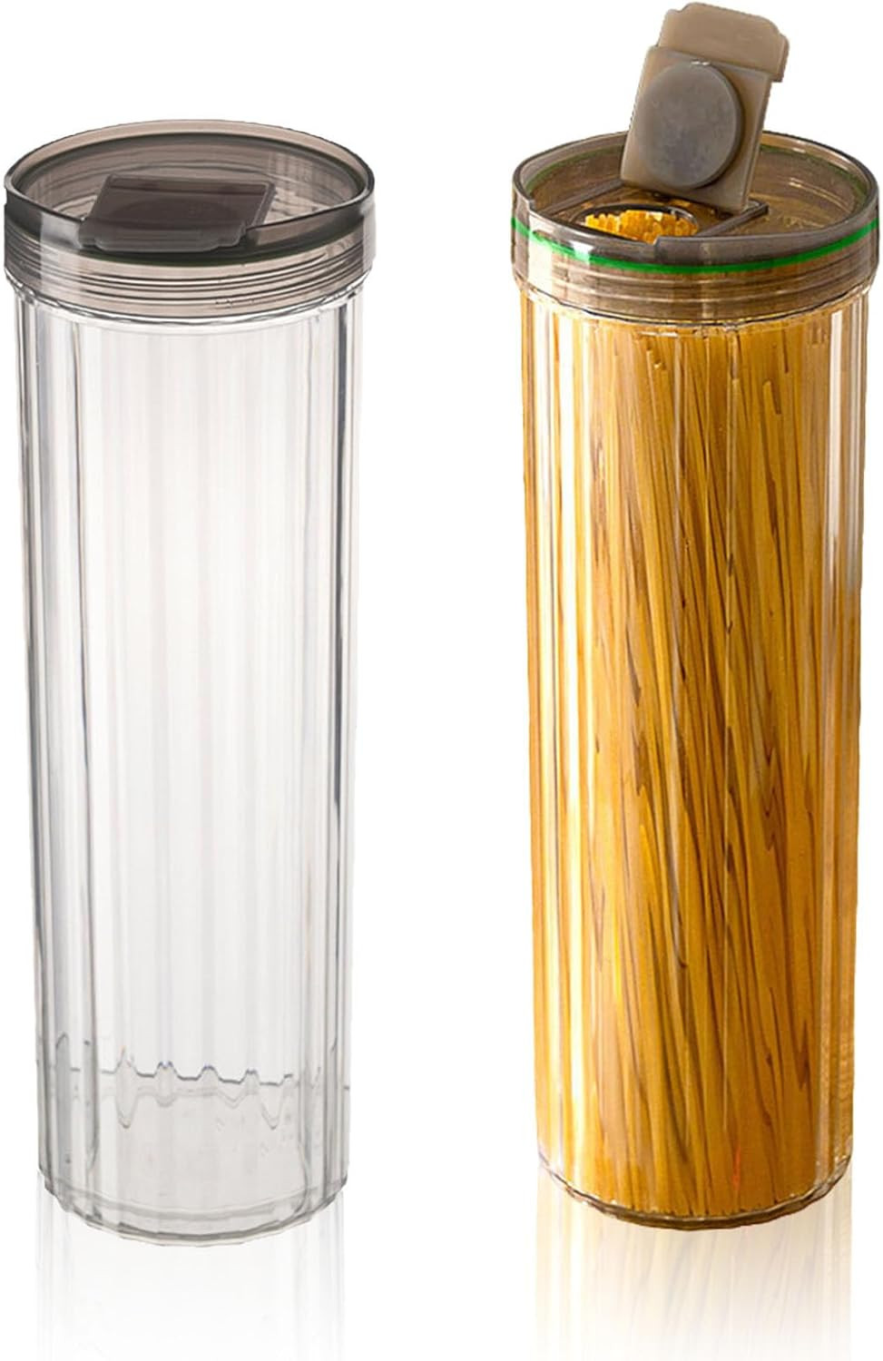 11-Inch Tall Airtight Spaghetti Container – Clear Pasta Holder Organizer for Kit
