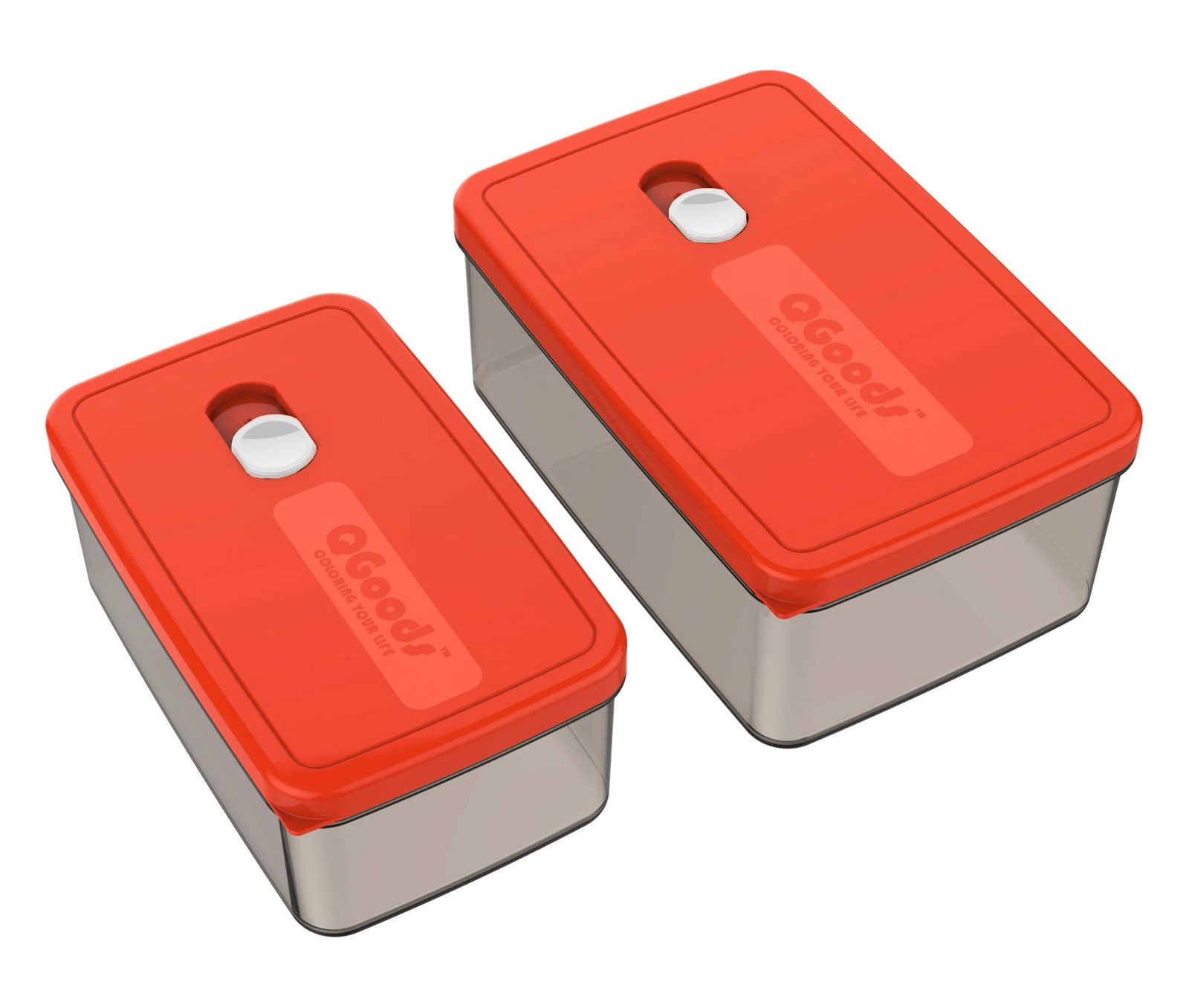 QG 68 & 40oz Rectangular Plastic Food Storage Containers with Lids BPA Free -…