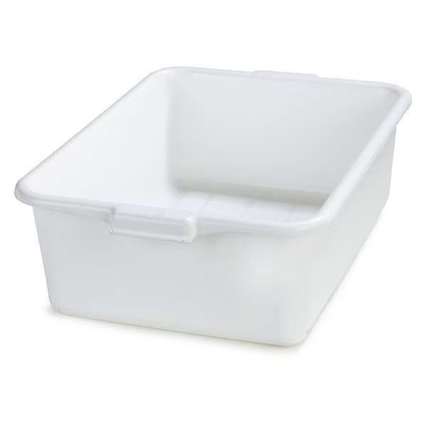 Carlisle Foodservice Tote Box, White, Polyethylene N4401102 Carlisle Foodservice