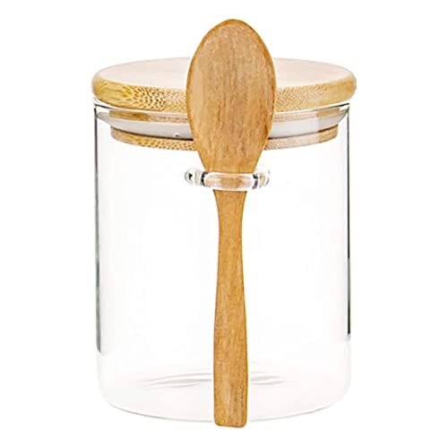 Glass Storage Containers with Lids 18fl.oz,Overnight Oats Containers 540ML/18OZ