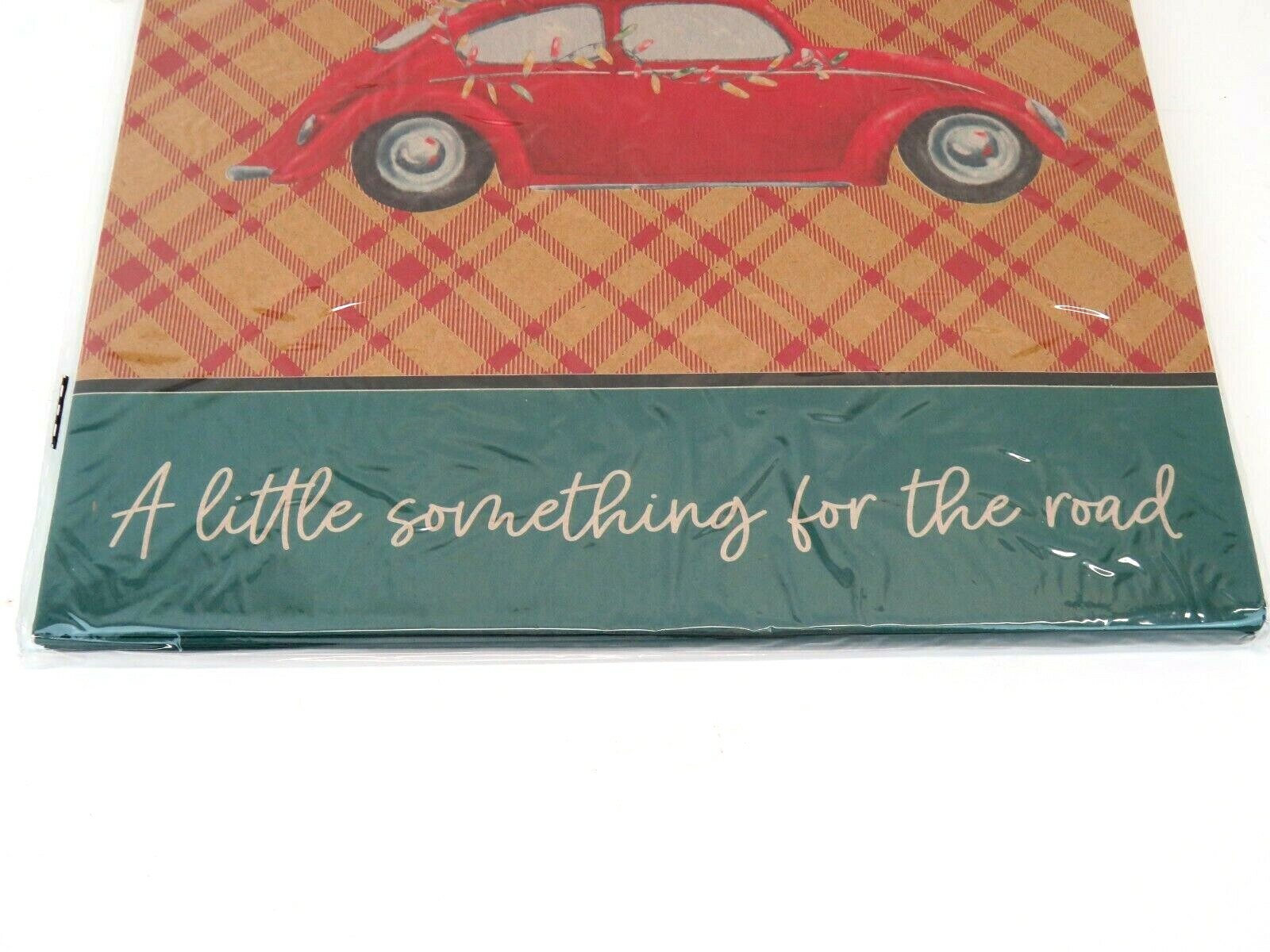 Christmas Leftover Food To Go Bag LITTLE SOMETHING FOR THE ROAD 10 x 11″ SET / 4