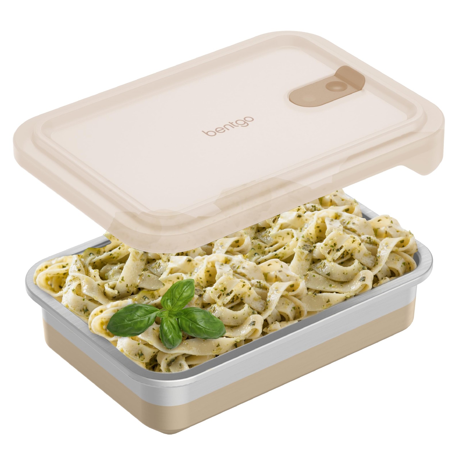Bentgo MicroSteel Heat & Eat Container – Microwave-Safe, Leak-Proof & Airtigh…