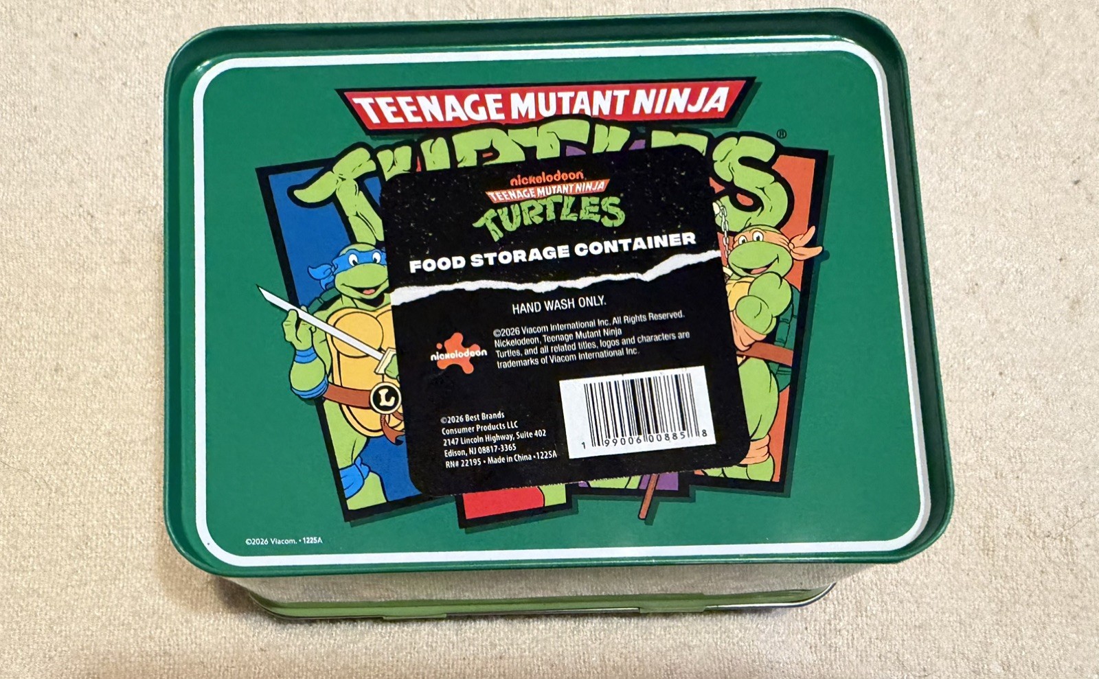 Teenage Mutant Ninja Turtles Lunch Box & 1 Meal Prep Containers Bundle NEW