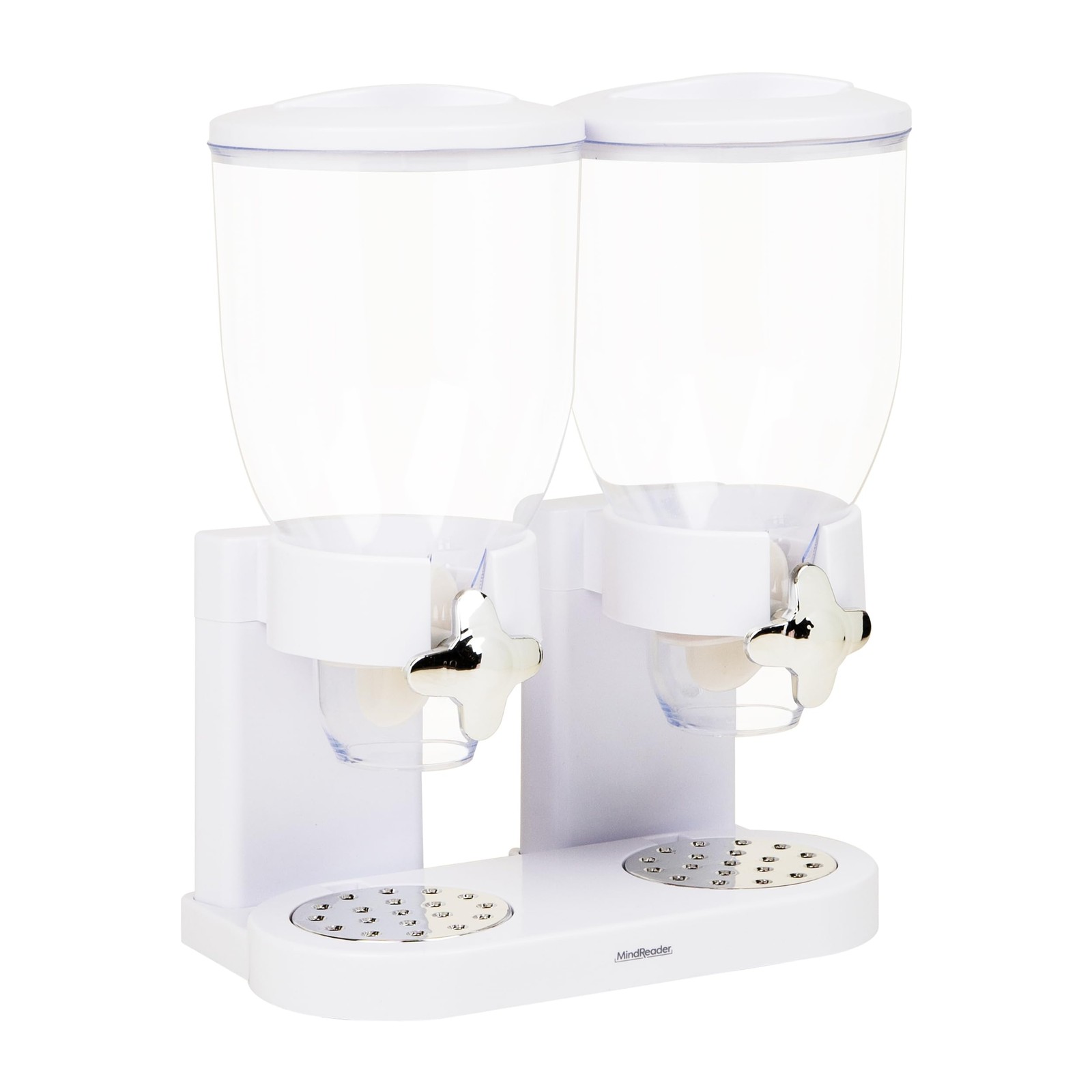 Mind Reader Double Dry Food Dispenser, 2 x 3.5L Countertop Containers for Cer…
