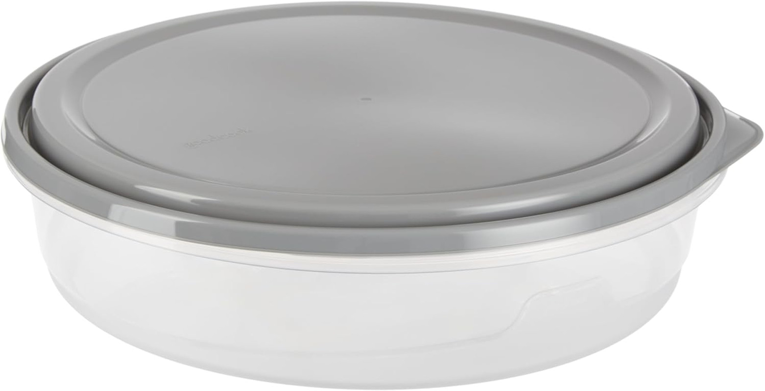 Goodcook Everyware Extra Large 12 Inch round Container 2 Pack, BPA Free